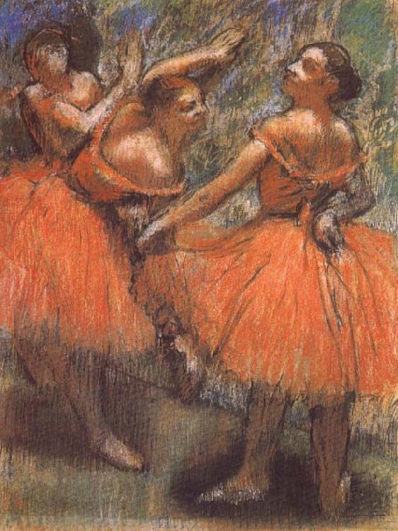 Edgar Degas Dancer in the red china oil painting image